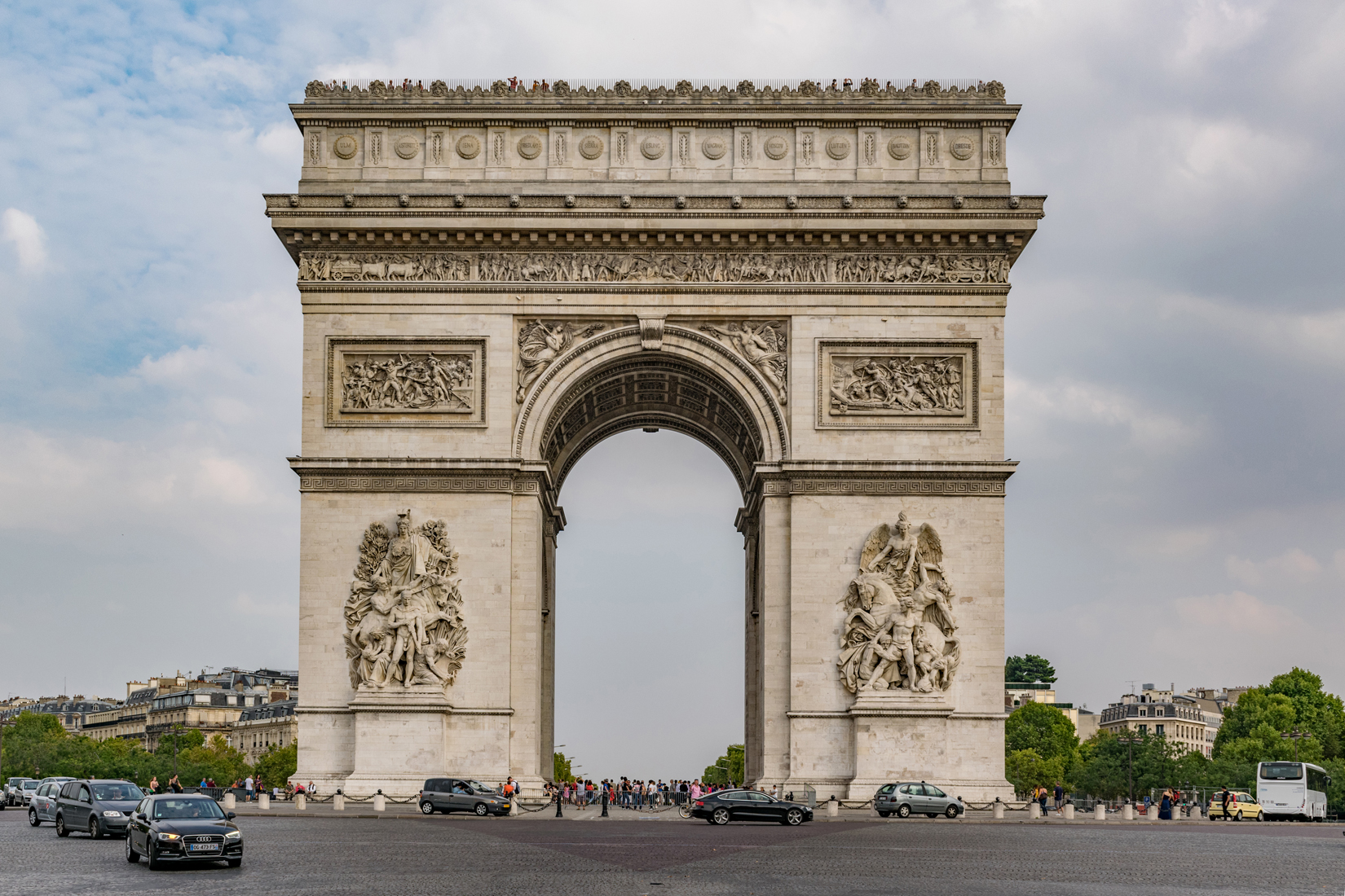 The Arc de Triomphe de l'Étoile